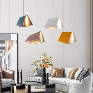 Vliegend Boek 1-Licht Metaal PVC Boek Schaduw Hanglamp