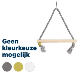 Zolux schommel hout met touw assorti