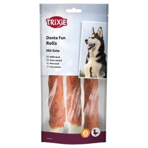 Trixie denta fun duck chewing rolls