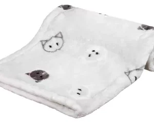 Trixie deken mimi softpluche lichtgrijs