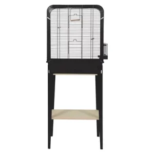 Zolux vogelkooi chic loft met meubel zwart