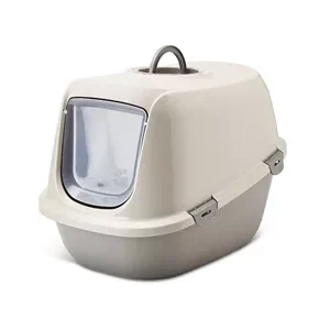 Savic kattenbak happy planet leo mocca / warmgrijs