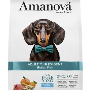 AMANOVA GF ADULT MINI EXIGENT IBERIAN PORK 2KG