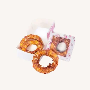 Doggy Donut kip/eend 12,5cm in Cadeaudoosje