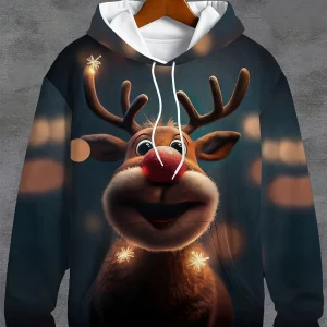 Rudolph's Hoodie – Comfortabel en vrolijk