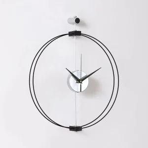 Grote Stalen Wandklok Fay - 98x80 cm