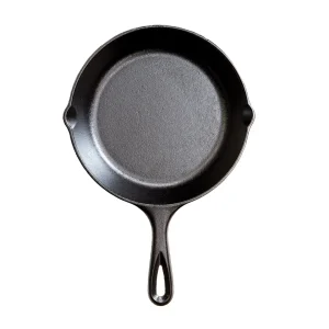 Non stick gietijzeren koekenpan met gietlip